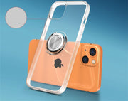 iPhoneケース iPhoneカバー スマホケース スマホカバー リング付き スタンド 車載ホルダー対応 背面保護 傷予防 iPhone11 11Pro 11ProMax iPhone12 12Pro 12ProMax 12mini iPhone13 13Pro 13ProMax 13mini 携帯ケース 保護カバー アイフォンカバー スマートフォンカバー クリア 黒 便利