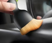 車内清掃用ブラシ クリーニングブラシ ディテールブラシ 隙間掃除 汚れ取り ダッシュボード エアコン 吹き出し口 ホコリ取り 埃 自動車 内部 カー用品 黒 ブラック