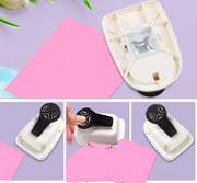 コーナーパンチ クラフトパンチ 四隅 角 文房具 文具 コーナーカッター パンチ 丸み DIY ペーパークラフト道具 スクラップブッキング カード作成 角を丸くする ハンドメイド用品 名刺 手紙 ポップアップ シンプル コンパクト 5mm 8mm 11mm 黒 白