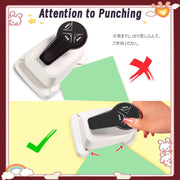 コーナーパンチ クラフトパンチ 四隅 角 文房具 文具 コーナーカッター パンチ 丸み DIY ペーパークラフト道具 スクラップブッキング カード作成 角を丸くする ハンドメイド用品 名刺 手紙 ポップアップ シンプル コンパクト 5mm 8mm 11mm 黒 白