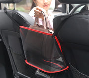 車内収納ホルダー カー用品 車用品 車内収納 収納棚 隙間収納 バッグホルダー 車載 メッシュ ネット 取り付け簡単 軽量
