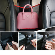 車内収納ホルダー カー用品 車用品 車内収納 収納棚 隙間収納 バッグホルダー 車載 メッシュ ネット 取り付け簡単 軽量
