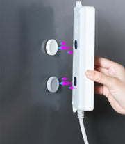 マグネットリモコンホルダー 2個セット 壁掛け収納 小物 雑貨 リモコン ルーター 水栓 充電ケーブル 磁石 貼付け キッチン リビング