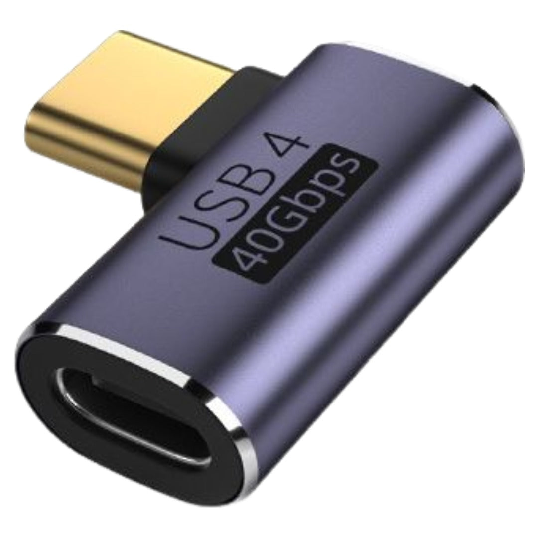 変換アダプター Type-C to Type-C 単品 中継コネクタ USB4 40Gbps データ転送 充電 小型 ミニ コンパクト スマホ タブレット