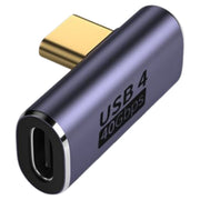 変換アダプター Type-C to Type-C 単品 中継コネクタ USB4 40Gbps データ転送 充電 小型 ミニ コンパクト スマホ タブレット