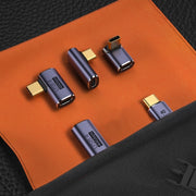 変換アダプター Type-C to Type-C 単品 中継コネクタ USB4 40Gbps データ転送 充電 小型 ミニ コンパクト スマホ タブレット