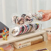 コレクションケース 収納 プラスチック 缶バッジ 透明 フィギュア 収納ボックス インテリア おしゃれ シンプル