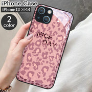 iPhoneケース アイフォンケース スマホカバー レオパード ヒョウ柄 豹 ひょう柄 光沢感 おしゃれ かわいい 背面保護 傷防止 大人女子 レディース スマートフォンケース アイフォーン用 iPhone14 13 12 女性
