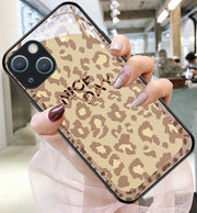 iPhoneケース アイフォンケース スマホカバー レオパード ヒョウ柄 豹 ひょう柄 光沢感 おしゃれ かわいい 背面保護 傷防止 大人女子 レディース スマートフォンケース アイフォーン用 iPhone14 13 12 女性