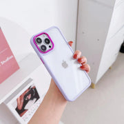 スマートフォンケース iPhoneケース スマホカバー アイフォンケース クリア 透明 くり抜き シンプル iPhone15 15Pro  iPhone16 16Pro iPhone13 13Pro 13ProMax iPhone14 14Pro 14ProMax 背面保護 傷防止 おしゃれ かわいい ユニセックス レディース メンズ 女性 男性 アイフォーン用 縁取り