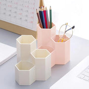 ペンホルダー ペン立て ペンケース ペンスタンド ペン えんぴつ 収納 文房具入れ 鉛筆立て シンプル おしゃれ 便利 卓上 デスク ひし形 スタイリッシュ