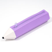 ペンケース 筆箱 シリコン 文房具 えんぴつ 筆記用具 ソフト ポーチ 小物入れ ファスナー かわいい ユニーク おしゃれ 学生 学校 女の子 男の子 子供 シリコンケース