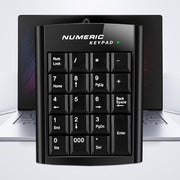 テンキー テンキーパッド 有線 USB Atype 外付け 薄型 軽量 電卓 キーボード パソコン周辺機器 フラット スタイリッシュ ブラック 黒