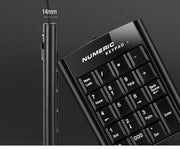 テンキー テンキーパッド 有線 USB Atype 外付け 薄型 軽量 電卓 キーボード パソコン周辺機器 フラット スタイリッシュ ブラック 黒
