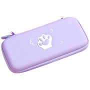 Nintendo Switchケース Switch Liteケース Switch周辺雑貨 防水 Dカン付き メッシュポケット メモリーカードポケット 大容量 収納 肉球 猫 ネコ イヌ 犬 ピンク ブルー ブラック カジュアル ポップ かわいい キュート