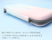 Nintendo Switchケース Switch Liteケース Switch周辺雑貨 防水 Dカン付き メッシュポケット メモリーカードポケット 大容量 収納 肉球 猫 ネコ イヌ 犬 ピンク ブルー ブラック カジュアル ポップ かわいい キュート