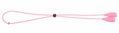 メガネストラップ メガネチェーン 落下防止 ズレ落ち防止 丸型 シリコン ピンク バリエーション画像