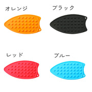 シリコンパッド キッチン用品 ブルー レッド オレンジ グリーン 薄い 滑り止め 壁掛け可能