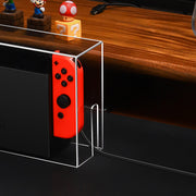 Nintendo Switch用 ドックカバー ダストカバー ケース ディスプレイ クリア 透明 収納 本体 保護 防塵 埃 ホコリ 汚れ防止 スリット 任天堂 ニンテンドー スイッチ