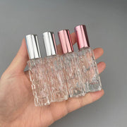 アトマイザー 10 12ml ガラス瓶 小分け 詰め替え容器 スプレーボトル 香水 化粧水 旅行 持ち運び 携帯用 透明 クリア