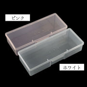 収納ケース ネイルパーツ収納 ペンケース 小物ケース 小物入れ アクセサリーケース 透明 クリア 小物収納 ハンドメイド 手芸 便利 整理整頓 雑貨