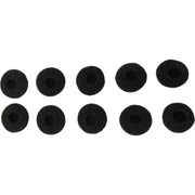 イヤーパッド 10個セット イヤホン イヤークッション カバー スポンジ 交換用 18mm 黒 ブラック 替え 柔らかい フィット オーディオ 耳あて クッション カバー スポンジ 耳当て 交換