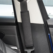 シートベルトカバー カー用品 車用品 内装 ショルダーパッド マジック テープ 擦れ防止 旅行 通勤 ドライブ 運転席 助手席 便利