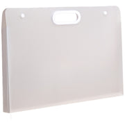 バッグ型ファイルケース A3 収納ケース アート ポスター 335×440mm 収納バッグ 持ち手付き 持ち運び 200枚収納可 ポートフォリオ スケッチ フォト 図面 書類 ドキュメントホルダー ストレージ フォルダー 軽量 ポータブル ハンドル付