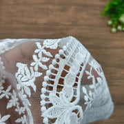 ドイリー テーブルセンター 花柄 刺繍 楕円 レース 花瓶敷き 敷物 ランチョンマット 食卓飾り テーブルマット テーブルクロス 上品 アンティーク風