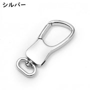 ナスカン 金具 パーツ 部品 回転フック 押し込み式 ハンドメイド クラフト DIY 手芸 手作り 交換 接続金具 リング付き キーリング ストラップ キーホルダー