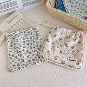 ポーチ 巾着袋 巾着ポーチ 巾着バッグ レディース トラベルポーチ 小物入れ キッズ お花 かわいい 化粧ポーチ 整理整頓
