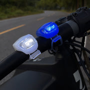 自転車用 ヘッドライト 単品 1個 マウンテンバイク ロードバイク ボタン電池式 工具不要 簡単着脱 サイクリング サイクルライト リチウム