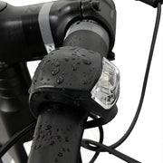 自転車用 ヘッドライト 単品 1個 マウンテンバイク ロードバイク ボタン電池式 工具不要 簡単着脱 サイクリング サイクルライト リチウム
