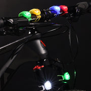 自転車用 ヘッドライト 単品 1個 マウンテンバイク ロードバイク ボタン電池式 工具不要 簡単着脱 サイクリング サイクルライト リチウム