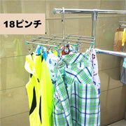 ピンチハンガー 18ピンチ 物干しハンガー 洗濯物干し 靴下 下着 屋外 部屋干し 折り畳み式 洗濯バサミ 物干しクリップ