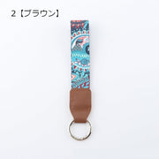ハンドストラップ 水筒ストラップ リストストラップ 紐 ひも バンド 丸型 カラビナ 手首掛け 便利 落下防止 カラフル 柄あり アウトドア おしゃれ