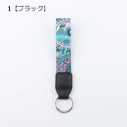 ハンドストラップ 水筒ストラップ リストストラップ 紐 ひも バンド 丸型 カラビナ 手首掛け 便利 落下防止 カラフル 柄あり アウトドア おしゃれ
