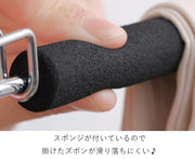 ズボンハンガー スラックスハンガー スペース活用 5連 5段 収納グッズ 収納ハンガー  シンプル 省スペース 便利 物干しハンガー 滑りにくい