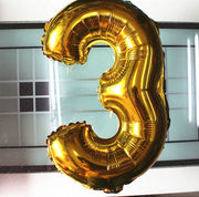 バルーン アルミ風船 数字 ナンバー 大きい 40インチ ハッピーバースデー 誕生日 記念日 パーティー お祝い 飾り付け 装飾