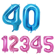 バルーン アルミ風船 数字 ナンバー 大きい 40インチ ハッピーバースデー 誕生日 記念日 パーティー お祝い 飾り付け 装飾