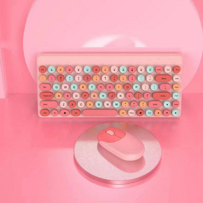 キーボード ワイヤレスキーボード マウス 2点セット 丸ボタン サークル 商品画像3