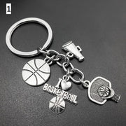 キーホルダー キーリング スポーツ バックチャーム サッカー 野球 バスケ フットボール ベースボール 小物 雑貨 プレゼント