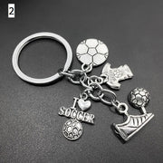 キーホルダー キーリング スポーツ バックチャーム サッカー 野球 バスケ フットボール ベースボール 小物 雑貨 プレゼント