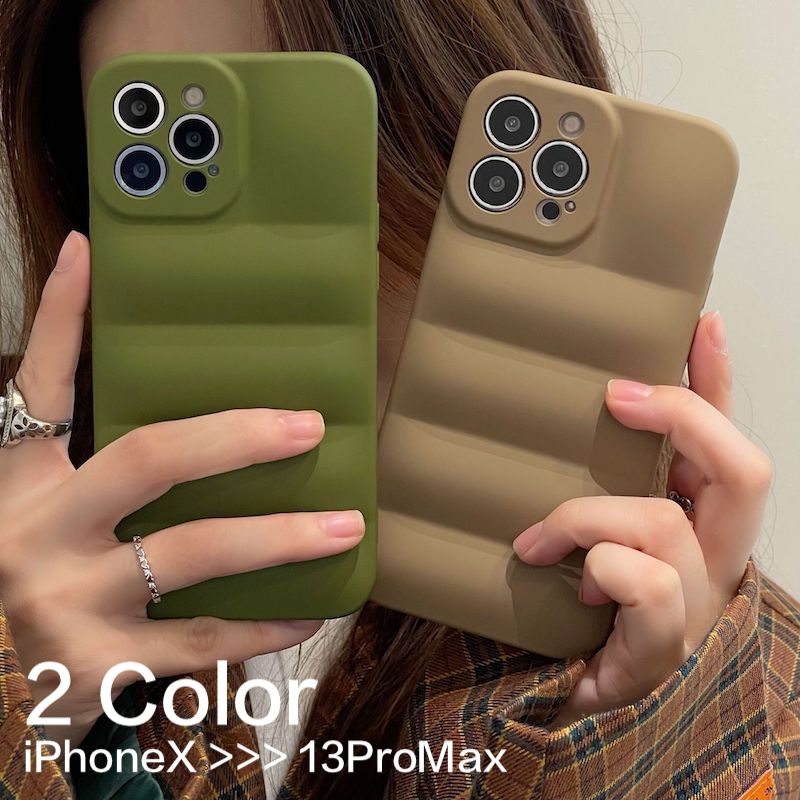 iPhoneケース スマートフォンケース スマホカバー 携帯カバー 無地 グリーン カーキ 背面保護 傷防止 アップル シンプル かわいい おしゃれ 男女兼用 男性用 女性用 アイフォン アイフォーン