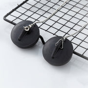 ゴム栓 排水口カバー 蓋 フタ 水止め 外径45mm チェーン付き バスルーム 浴室 風呂 浴槽 バスタブ 洗面所 流し台 シンク キッチン 水回り 臭い