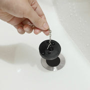 ゴム栓 排水口カバー 蓋 フタ 水止め 外径45mm チェーン付き バスルーム 浴室 風呂 浴槽 バスタブ 洗面所 流し台 シンク キッチン 水回り 臭い