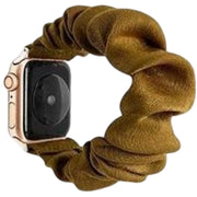 Apple Watch用 交換ベルト 腕時計バンド シュシュタイプ 互換ベルト アップルウォッチ用 付け替えバンド 無地 カラバリ豊富 可愛い