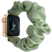 Apple Watch用 交換ベルト 腕時計バンド シュシュタイプ 互換ベルト アップルウォッチ用 付け替えバンド 無地 カラバリ豊富 可愛い