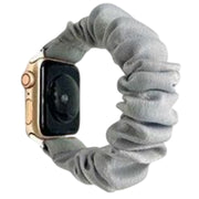 Apple Watch用 交換ベルト 腕時計バンド シュシュタイプ 互換ベルト アップルウォッチ用 付け替えバンド 無地 カラバリ豊富 可愛い