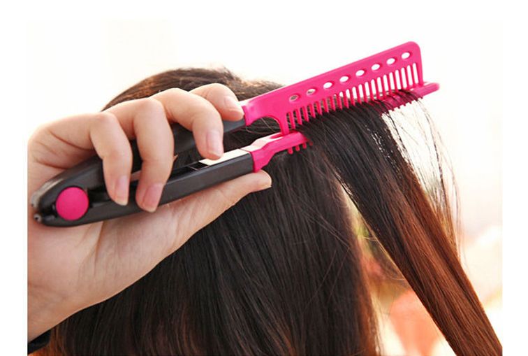 コーム ブラシ ヘアブラシ くし ストレートブロー 挟む 商品画像4